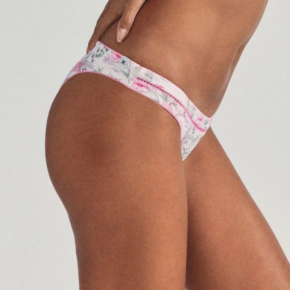 LoveShackFancy x Hurley Hawaiian Hibiscus Reversible Bikini Set - Picture 13 of 16